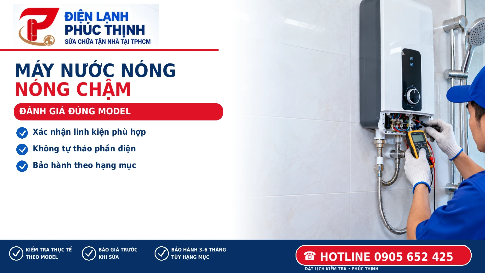 ĐÁNH GIÁ ĐÚNG MODEL – minh họa kiểm tra và sửa chữa theo model, Điện Lạnh Phúc Thịnh, hotline 0905 652 425