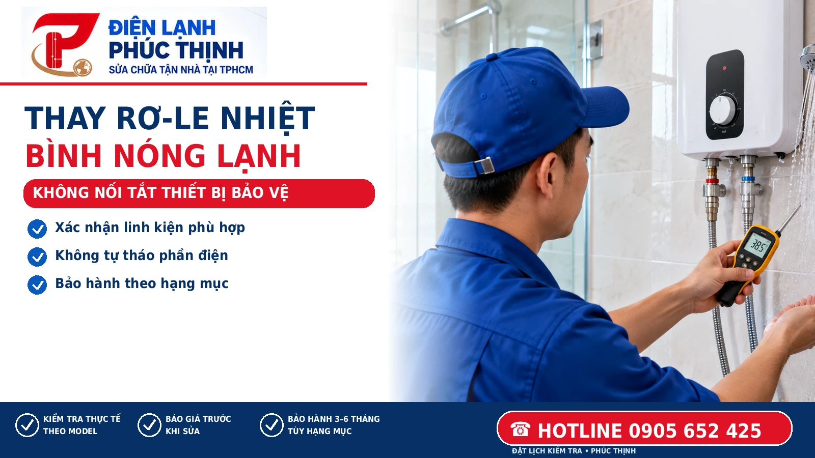 KHÔNG NỐI TẮT THIẾT BỊ BẢO VỆ – minh họa kiểm tra và sửa chữa theo model, Điện Lạnh Phúc Thịnh, hotline 0905 652 425