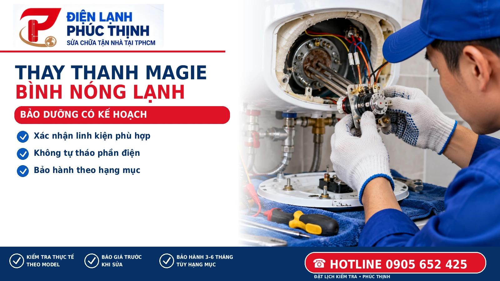 BẢO DƯỠNG CÓ KẾ HOẠCH – minh họa kiểm tra và sửa chữa theo model, Điện Lạnh Phúc Thịnh, hotline 0905 652 425