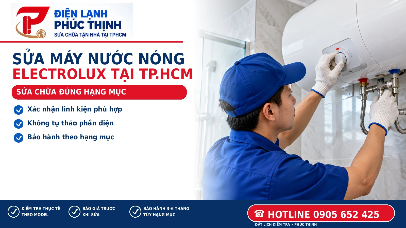SỬA CHỮA ĐÚNG HẠNG MỤC – minh họa kiểm tra và sửa chữa theo model, Điện Lạnh Phúc Thịnh, hotline 0905 652 425