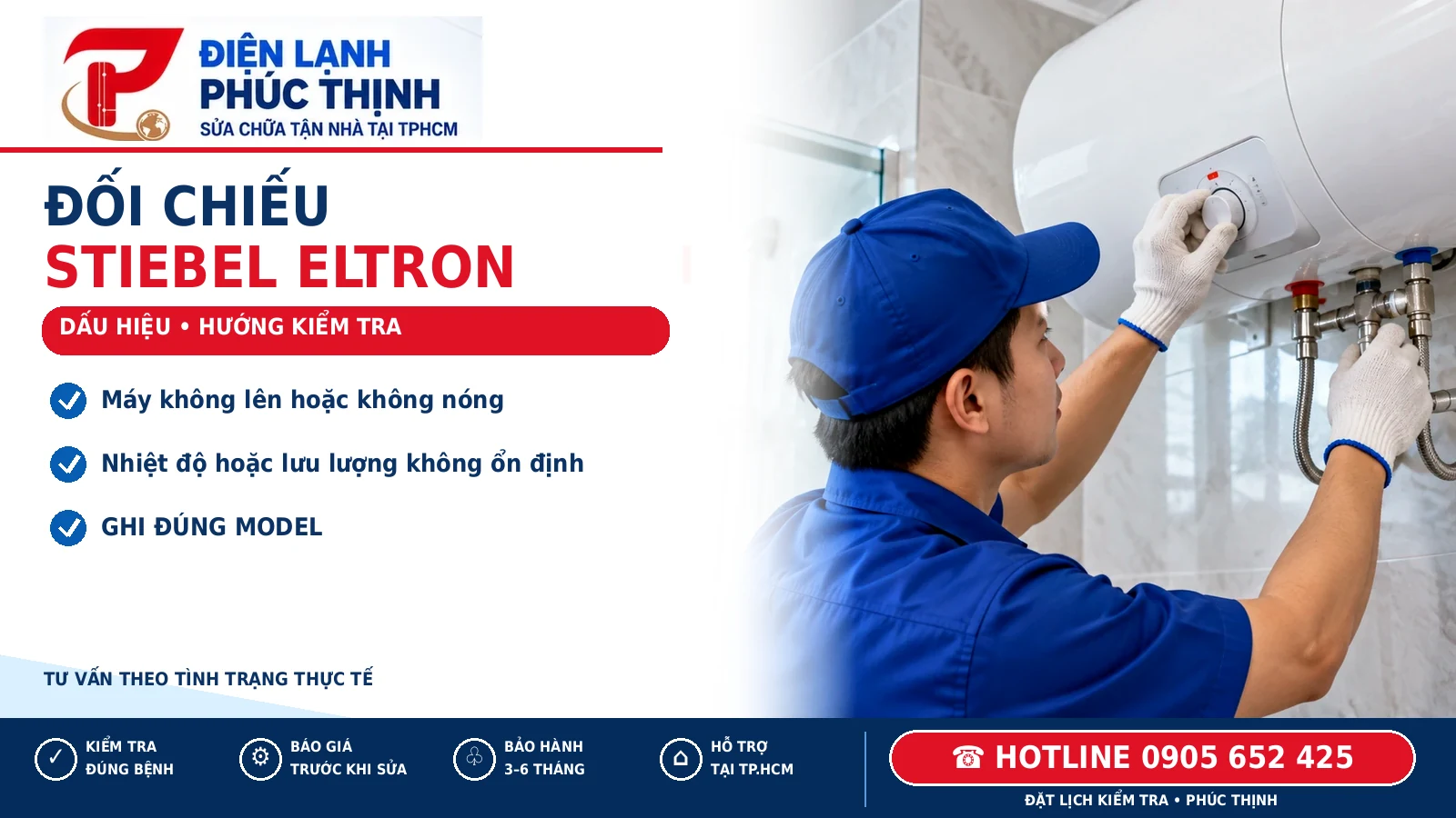 ĐỐI CHIẾU – minh họa sửa máy nước nóng Stiebel Eltron, Điện Lạnh Phúc Thịnh, hotline 0905 652 425