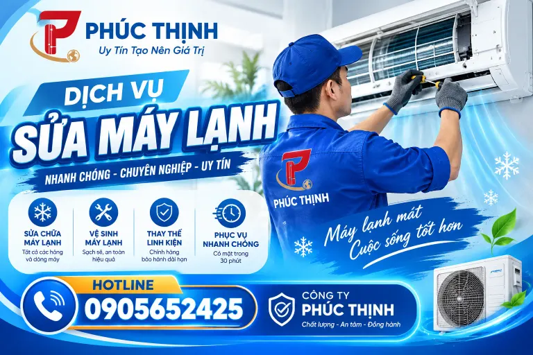 Dịch vụ sửa máy lạnh tại nhà Phúc Thịnh
