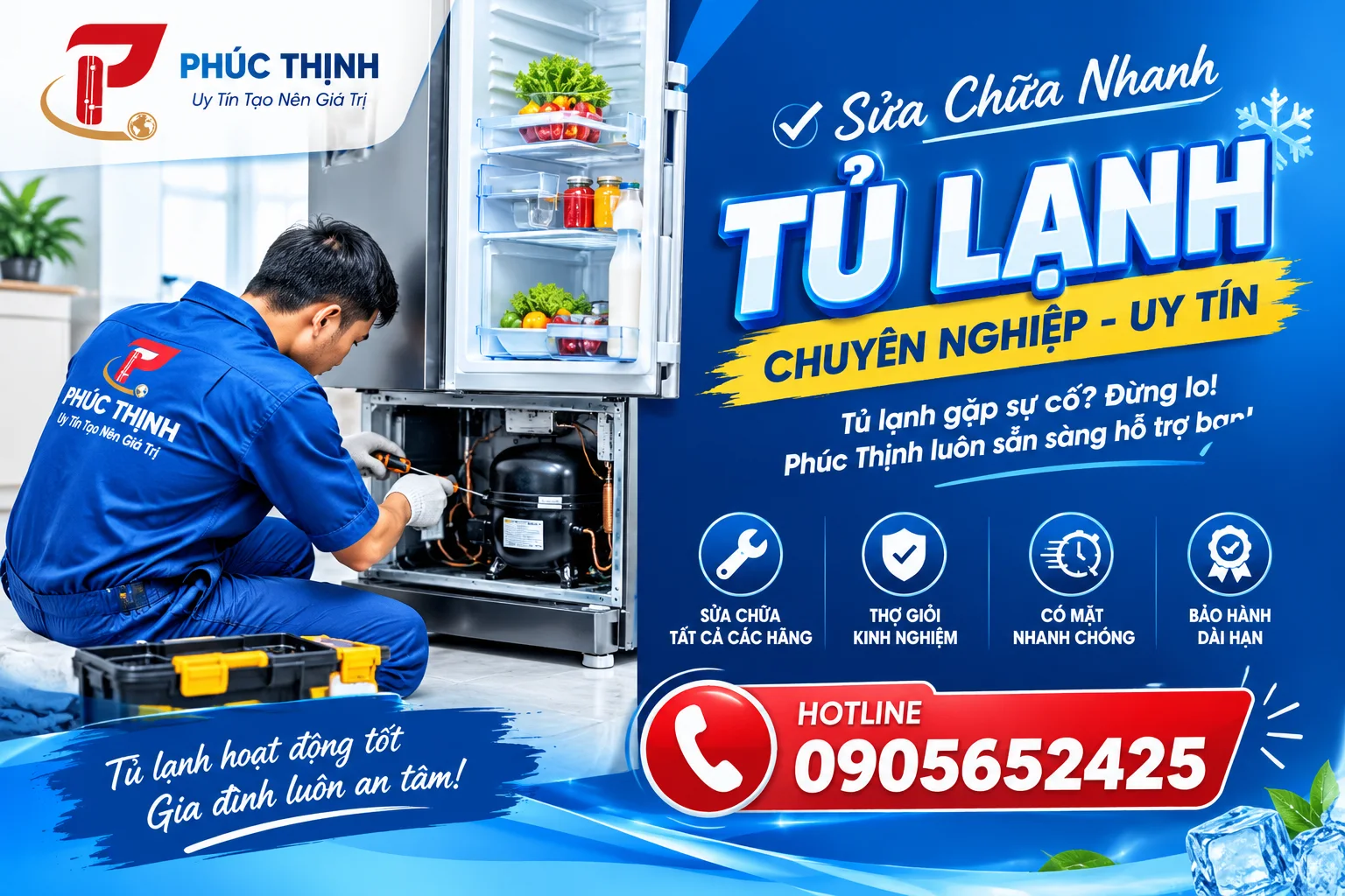 Sửa tủ lạnh Phúc Thịnh