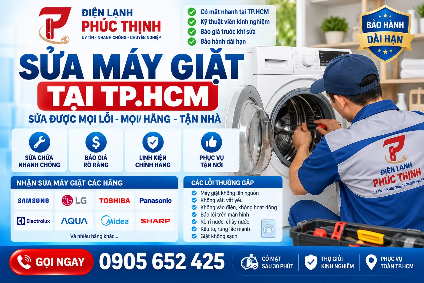 Kiểm tra lỗi máy giặt LG theo model và triệu chứng thực tế