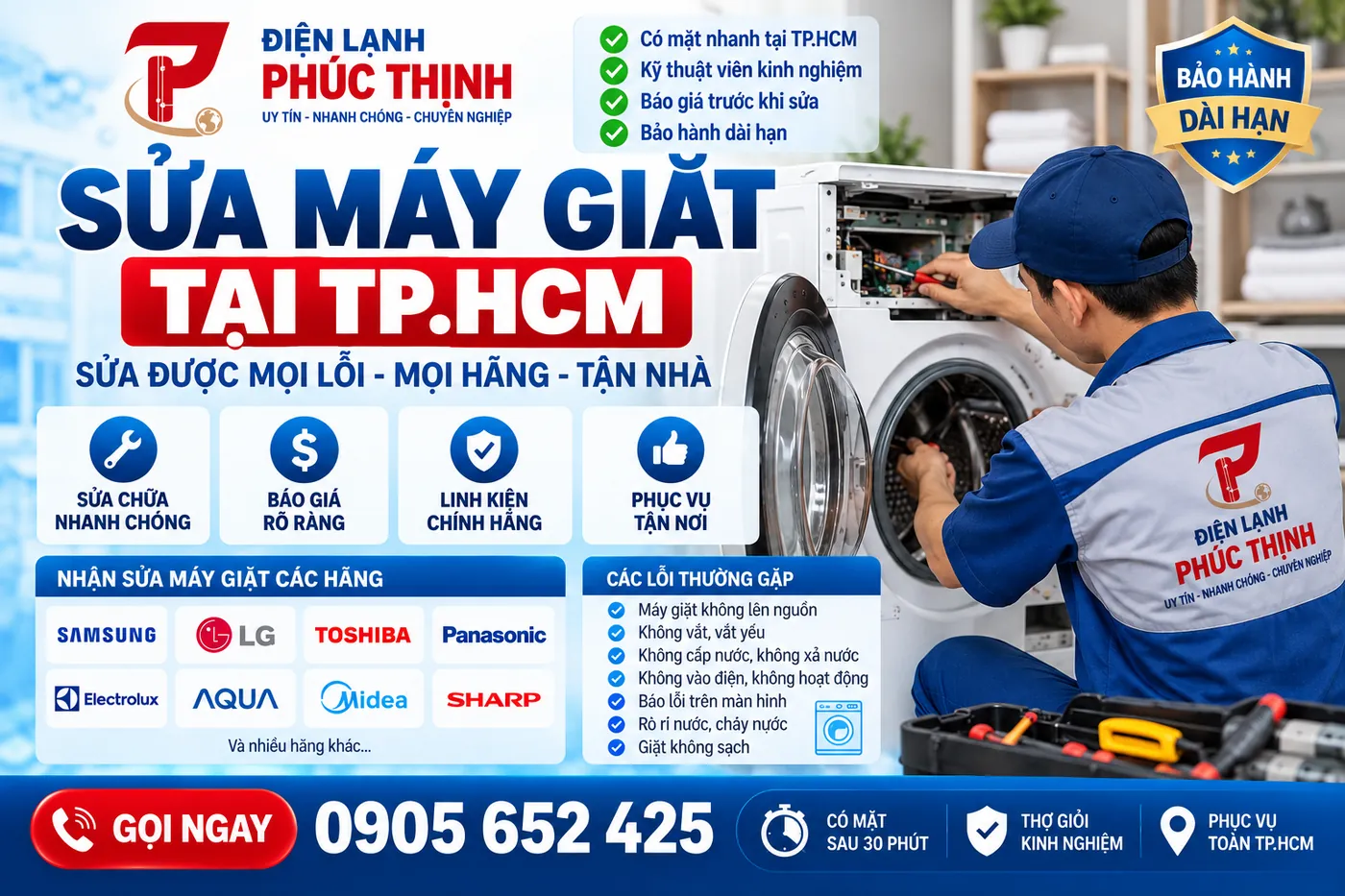 Kiểm tra mã lỗi máy giặt Toshiba theo model máy