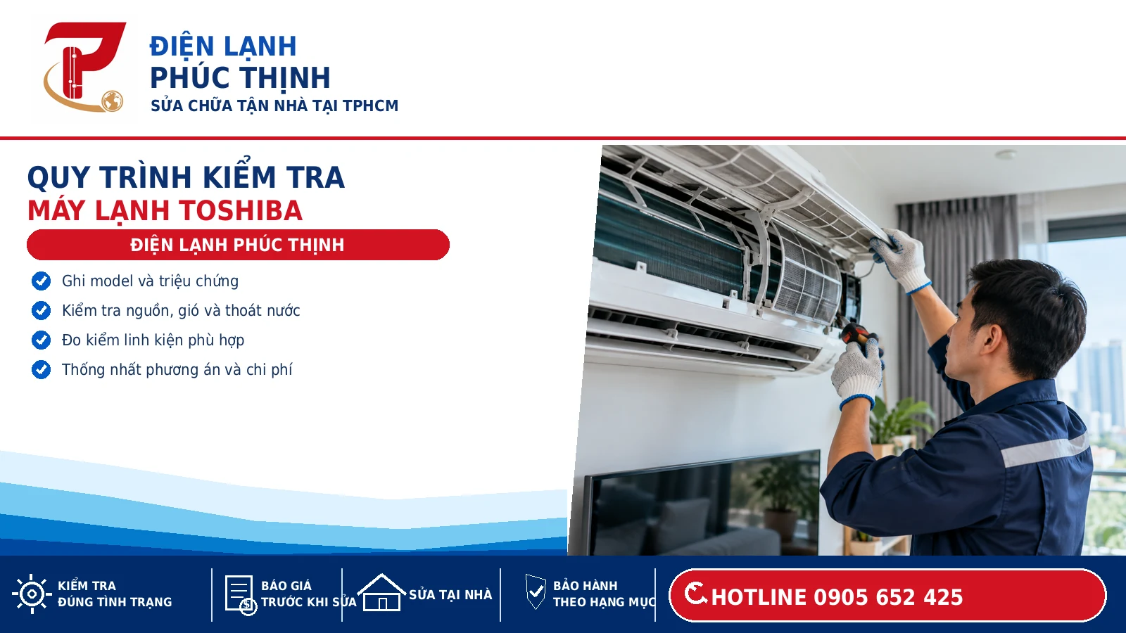 Kỹ thuật viên kiểm tra board và các thành phần điện máy lạnh, ảnh minh họa