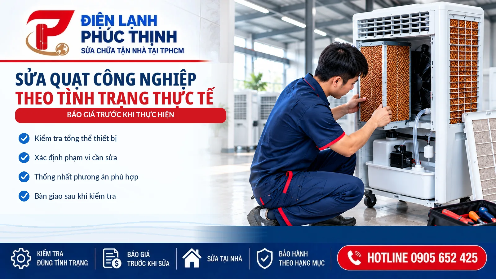 báo giá trước khi sửa, Điện Lạnh Phúc Thịnh