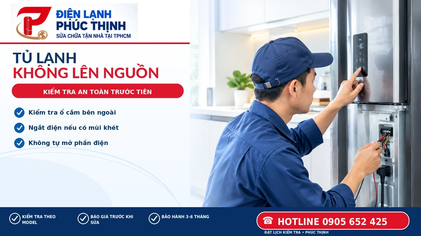 Tủ lạnh không lên nguồn có thể do ổ cắm, dây điện, cài đặt hoặc linh kiện bên trong. Xem cách phân biệt dấu hiệu và khi nào cần gọi thợ.