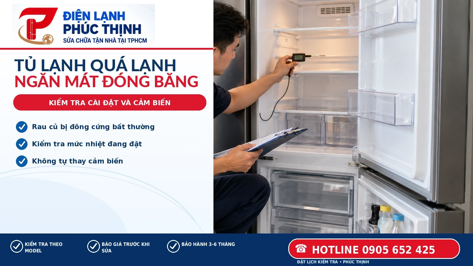 Ngăn mát tủ lạnh làm đông rau củ, sữa hoặc nước có thể do cài đặt, vị trí thực phẩm, khe gió hay cảm biến. Xem cách kiểm tra an toàn.